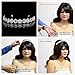 Topwedding Rhinestone Wedding Tiara Headband Bridal Floral Headpiece Hair Jewelry Women Girls