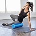 Day 1 Fitness High Density Muscle Foam Rollers - Sports Massage Rollers for Stretching, Physical Therapy, Deep Tissue, Myofascial Release - Ideal for Exercise and Pain Relief – Solid Blue, 36”