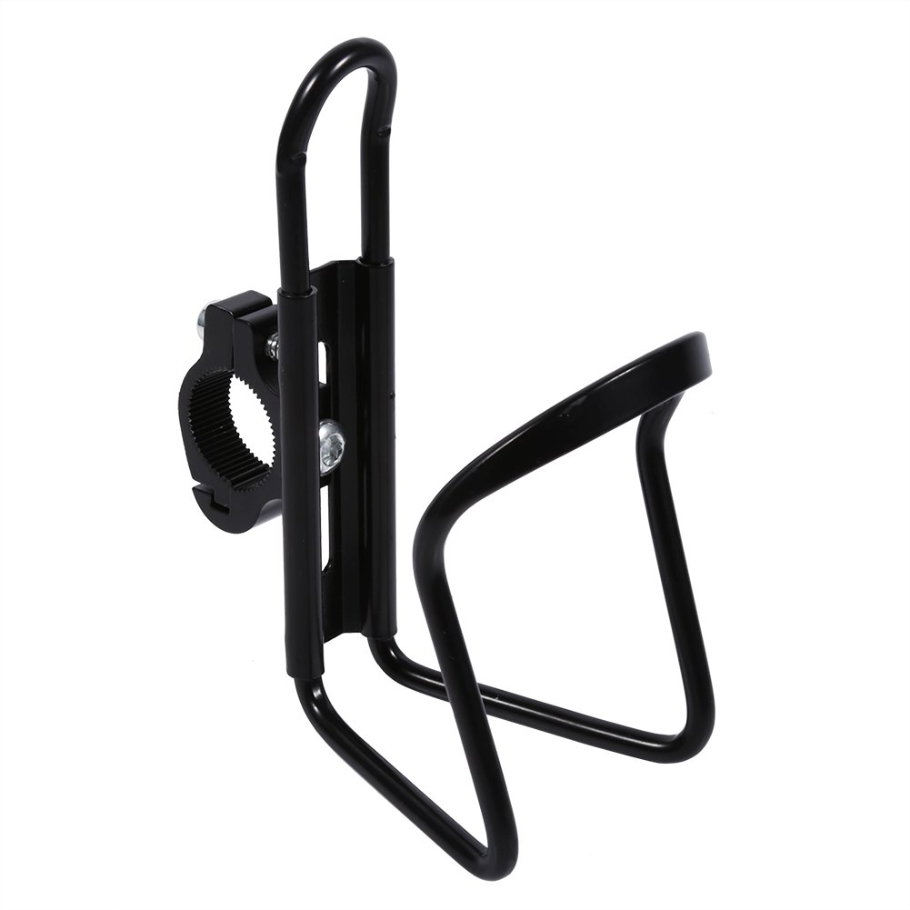 1 Pack Alloy Aluminum Lightweight Water Bottle Holder Cages Brackets,Handlebar Water Bottle,Drink Cup Holder For Sports, Indoor and Outdoor Activities(Black)