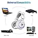Defway Gaming Headset for PC PS4 Xbox One Laptop Noise Cancelling Over Ear Headphones with Microphone and Volume Control Wired Stereo Earphones for Women Men with LED Light, USB, 3.5mm Jack (white)thumb 2