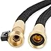 Gnome Platinum Garden Water Hose | Expandable, Flexible, Non-Kink. Best in Class Solid Brass Connectors. for Home, Yard, Shop, RV. Lightweight. Pocket Bag | Short to Long, 25 ft, 50 ft, 75 ft,