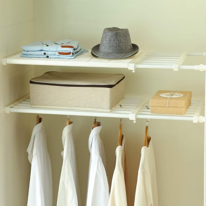 Buy Yoillione Expandable Shelves Wardrobe Organiser Closet Storage