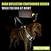 INVENHO Dog Life Jacket Ripstop Dog Safety Vest Adjustable Preserver with High Buoyancy and Durable Rescue Handle for Small, Medium, Large Dogs(L, Black)