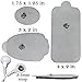 TENS Unit Snap-On Electrode Pads, Reusable (Small)