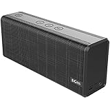 Bluetooth Speaker, DOSS SoundBox Color Portable Wireless Bluetooth4.0 Speakers with 12W Stereo Sound and Enhanced Bass, 12H Playtime and Handsfree for iPhone, iPad, Samsung, Tablet etc[Galaxy Black]