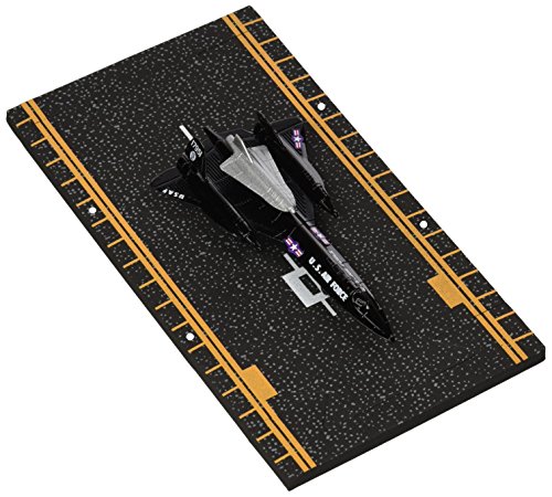 Hot Wings Sr-71 Blackbird (With Drone) With Connectible Runway, Black