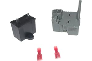 MAXANDA W10448874 W10197428 W10662129 TSD2 W10350564 Refrigerator Start Relay Device Compatible With Whirlpool W10197428 W10128795 W10197427 241527803 241941003 2319793 241941005
