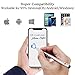 WEALLNERSSE Rechargeable Active Stylus Digital Pen with Adjustable Fine Tip for Accurate Writing/Drawing on iPhone/iPad/Samsung/Surface/Android Touchscreen, Smartphones, Tablets, Notebooks