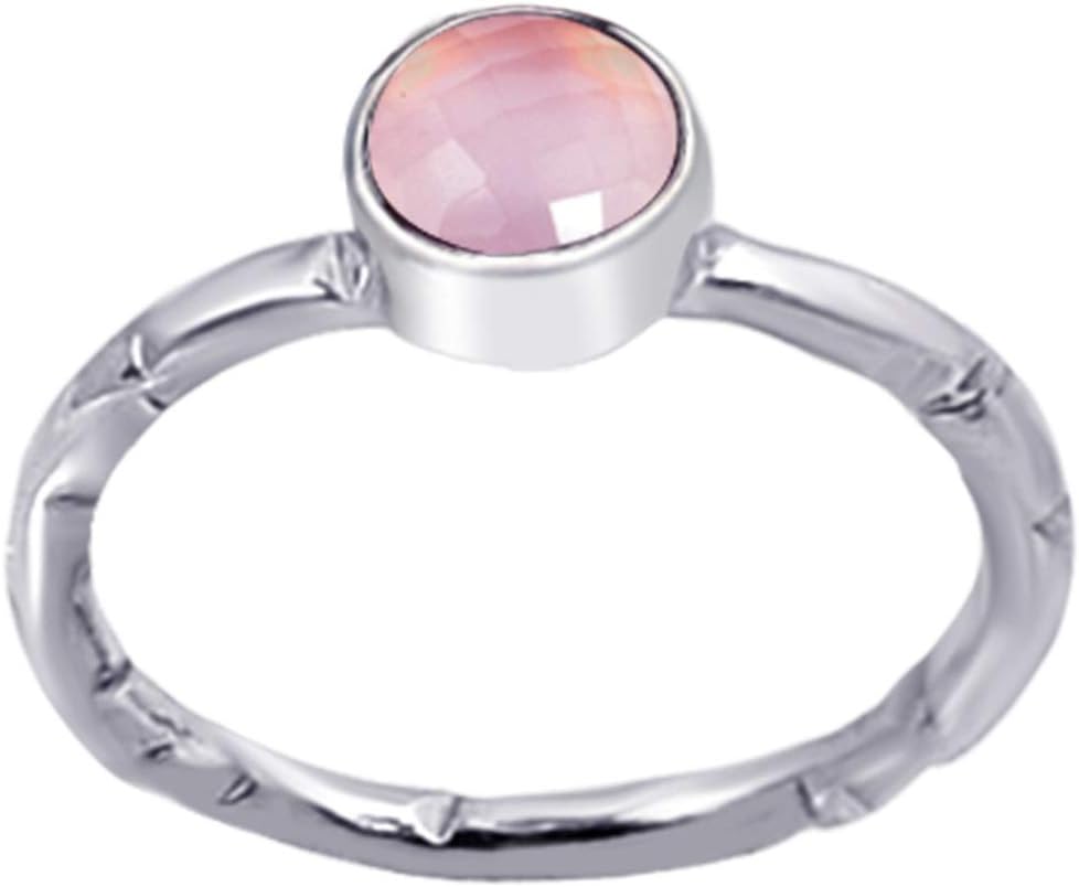 925 Sterling Silver Anniversary Rings For Women | Gemstones Ring Set For Womens | Perfect Anniversary/Birthday Jewellery Present For Girls On Special Occasions