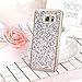 Galaxy Note 5 Case, Note 5 Glitter Case, DAMONDY 3D Cute Bling Premium Glitter Ultra Clear Soft TPU Case Hybrid Slim Cover for Samsung Galaxy Note 5 ONLY -sliver