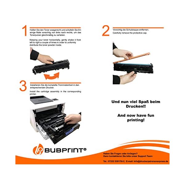 Bubprint 4 Toner kompatibel als Ersatz für Canon 045 045H 045 H i-Sensys LBP611CN LBP612CDW LBP613CDW LBP613CW MF631CN MF632CDW MF633CDW MF634CDW MF635CX Set – Bild 7