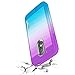 Moto G4 Play Case, Moto G Play Case with FREE [Full Coverage Tempered Glass Screen Protector], NageBee [Frost Clear] [Carbon Fiber] Slim Soft Rubber Case For Moto G Play 4th gen (XT1607) -Purple/Blue