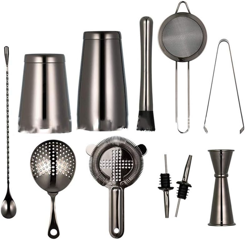 XLY Shaker Set, Cocktail Mixer Set in Acciaio Inox Professionale Set