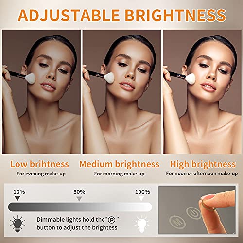 Hansong Vanity Mirror with Lights Hollywood Makeup Mirror with 14