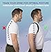 Dr Posture Posture Corrector for Women and Men - Adjustable Back Brace Corrects Smart Phone and Computer-Related Posture Problems - Spinal Support for Neck, Back and Shoulder Pain (M/L) (36