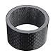 Happu-store(TM) Bicycle Handle Bar Stem Carbon Fiber Gloss Spacer, 5 Pcs