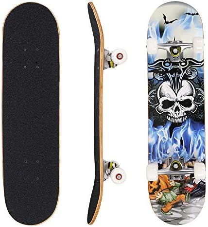 Skateboard Complete Profession Wood Full Size 31"x 8" Skate Board