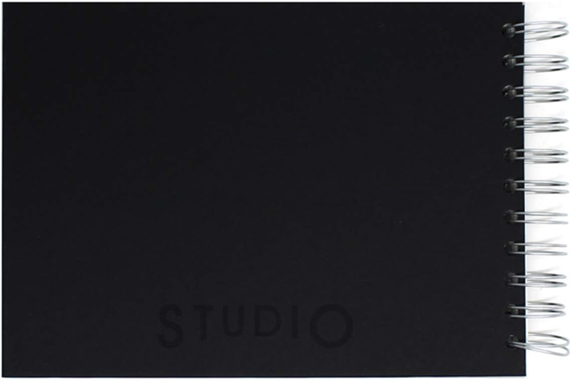 Artway Studio A5 Spiral Bound Sketchbook, Landscape, 48 Pages (96 Sides) of 170gsm Cartridge Paper - Image 4
