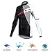 PANDOOM Outdoor Sports Men's Windproof Long Sleeves Winter Fleece Thermal Cycling Bicycle Jersey Jacket