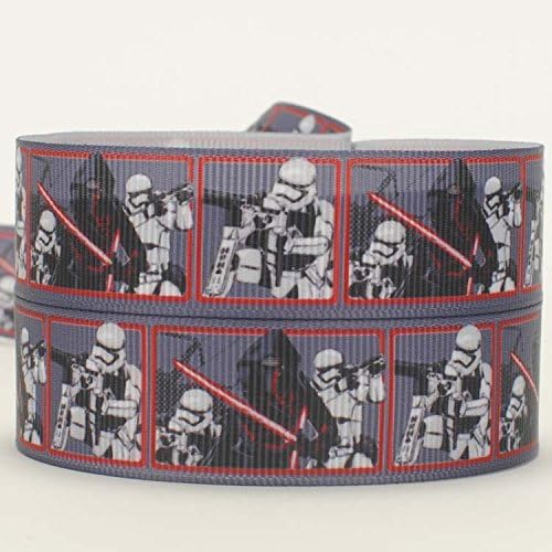 10yards 7/8 22mm cartoon star wars ribbon printed Grosgrain Ribbon