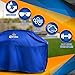 Corona BBQ Gas Grill Cover - Portable Barbeque Outdoor Grill Covers Heavy Duty Waterproof for Large 60 inch 2, 3, 4 Burner for Smoker Charcoal Pellet Grill