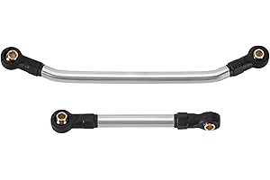 INJORA Stainless Steel Steering Links for Redcat Ascent-18 1/18 RC Crawler Upgrade