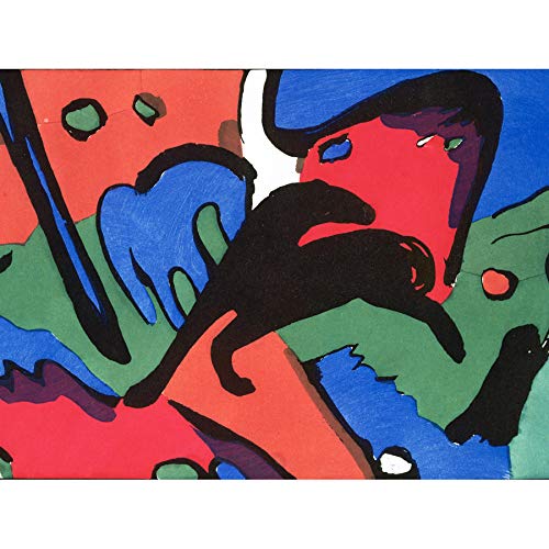 Franz Marc And Wassily Kandinsky The Blue Rider Art Print Canvas Premium Wall Decor Poster Mural