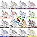 DIAGONAL ONE Gray Elastic No Tie Shoe Laces for Adults Sneakers & Kids Sneakers fits Mens, Womens & Unisex Rubber Shoes, Tieless Shoelaces for Easy Slip On Sneakers, Set of Shoe Laces for Sneakers