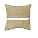 Vintage Burlap Feather Rustic Wedding Ring Pillow 8 inch x 8 inch