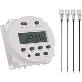 CN101A 12V Timer Switch 7 Days Weekly Programmable Digital Time Relay DC/AC Power Supply Timer