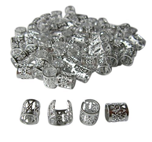 Amazon Com 50 Pieces Dreadlock Beads For Hair Braids And Locs