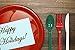 Tiger Chef Red Green White Christmas Flatware Party Supplies, Heavyweight Colored Plastic Silverware Includes 24 Forks, 24 Teaspoons, and 24 Knives (Christmas, 72)