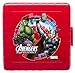 Zak! Designs GoPak Lunch Box Divided Food Storage Container featuring Avengers Graphics, Break-resistant and BPA-free Plastic