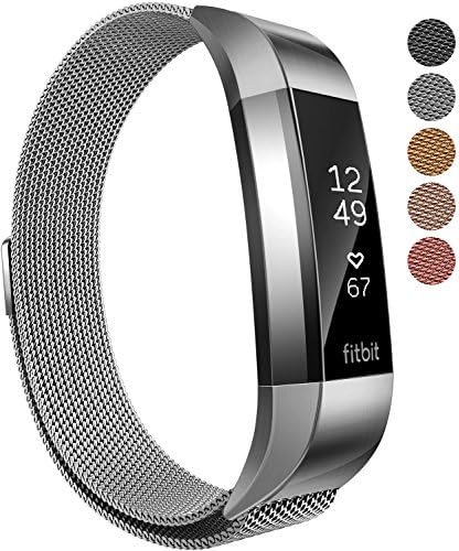 XINKEJI for Fitbit Alta Bands Milanese Loop Wristband for Fitbit Alta HR