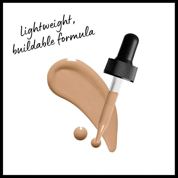 NYX PROFESSIONAL MAKEUP TOTAL CONTROL PRO DROP FOUNDATION, SKIN-TRUE BUILDABLE COVERAGE – BUFF
