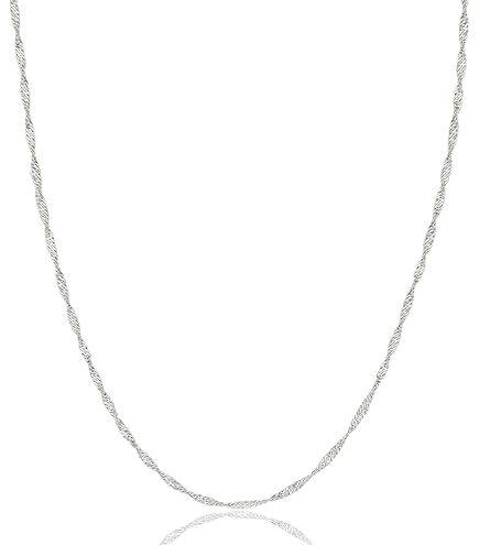 Amazon.com: Kooljewelry 950 Platinum Cable Chain Necklace (1.4 mm
