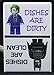 CLEAN / DIRTY Batman LEGOs - Dishwasher Magnet. Batman, Joker LEGO MiniFigure