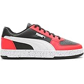 Puma Men's Caven 2.0 Speckle Sneaker, Black-White-Red, 8 M