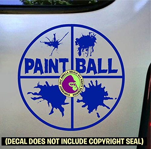 PAINTBALL Vinyl Decal Sticker D