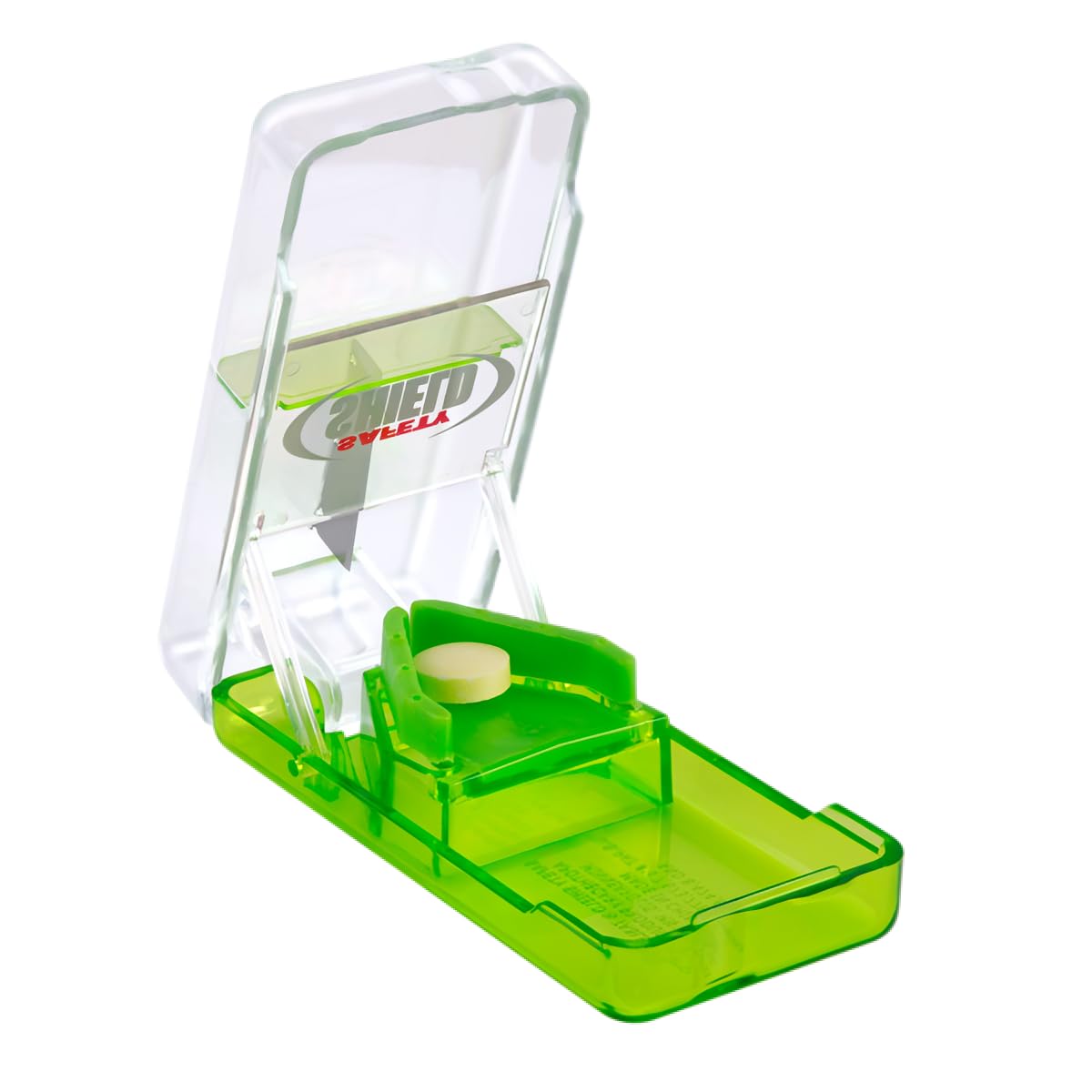 EZY DOSE EZY DOSE Pill Cutter with Safety Shield, Safely Cut Pills and Vitamins, Pill Splitter, Colours may vary