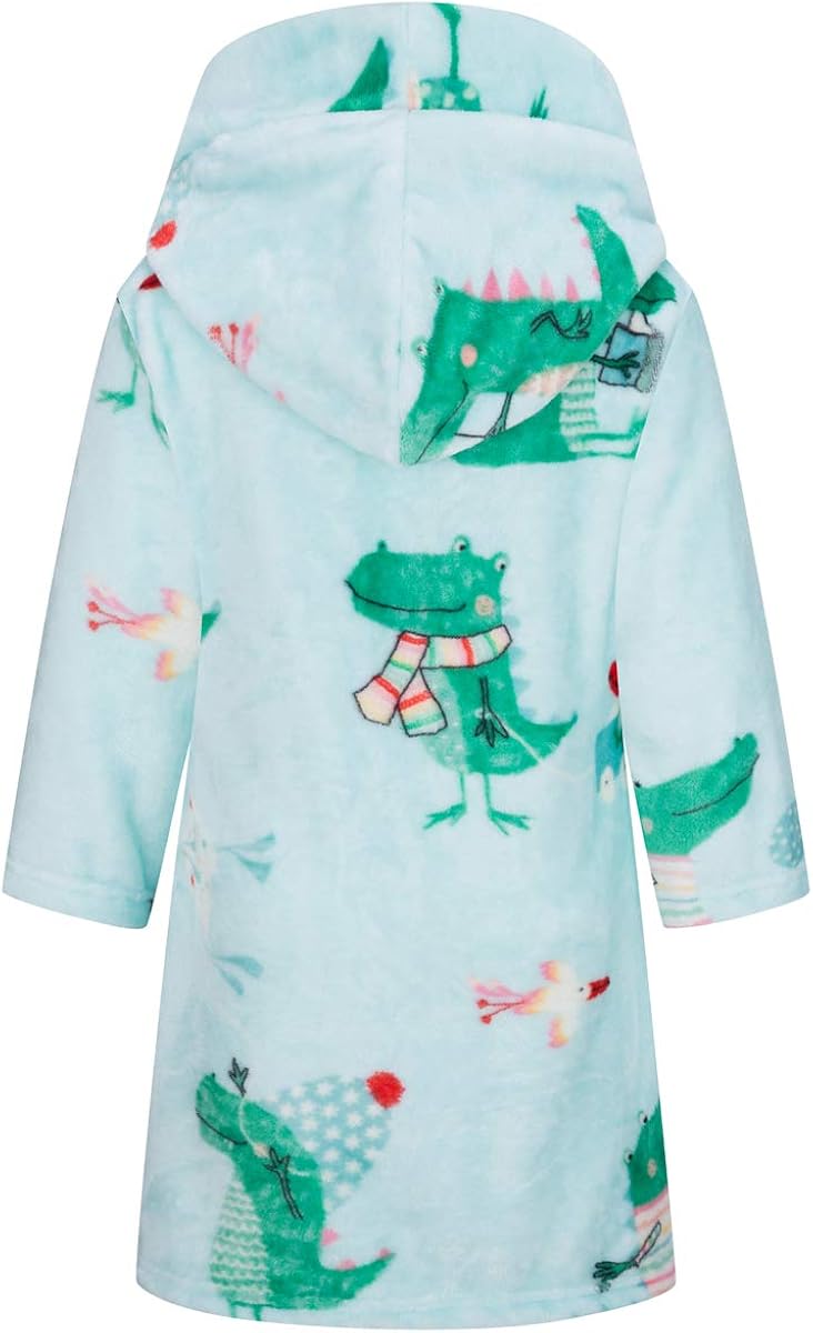 Betusline Kids & Adults Robe, Boys Girls Toddler Baby Flannel Soft Bathrobes, 18 Months - Women XL: Clothing