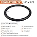 16'' x 1.75/1.95/2.125 Stroller Inner Tube, Heavy Duty Rear Wheel Replacement Tubes, Suitable for Bob Revolution (SE/Flex/Pro/Stroller Strides/Ironman), Baby Trend Expedition Jogger Stroller
