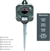 Pestbye Waterproof Ultrasonic Cat Repeller with Ground Stake Battery Powered view 6