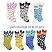 Deer Mum Kids Boys Girls Cute Owl Pattern Cotton Knee High Long Socks(3-12Y)
