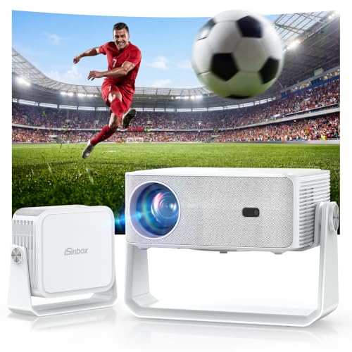 iSinbox 4K Smart Beamer mit Netflix & 20W Dolby Audio,Heimkino Beamer 1500 ANSI Projector mit WLAN Bluetooth,Autofokus & 6D Trapezkorrektur,TV Outdoor