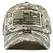 The Hat Depot Low Profile Tactical Operator USA Flag Buckle Cotton Cap (Digital Camo-2)