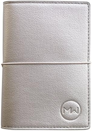 Mai Couture Passport Holder, Silver, 1.8 oz.