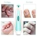 Professional Electric Baby Nail File Clippers-MiniTeasure Upgraded Nail Trimmer with LED Front Light For Newborn,Toddler,Girls and Mom Toes and Fingernails-AA Battery Operated (Not Included) (Blue)