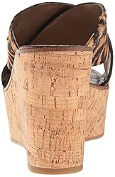 Sam Edelman Women's Darlene Sandal, Brown/black, 10