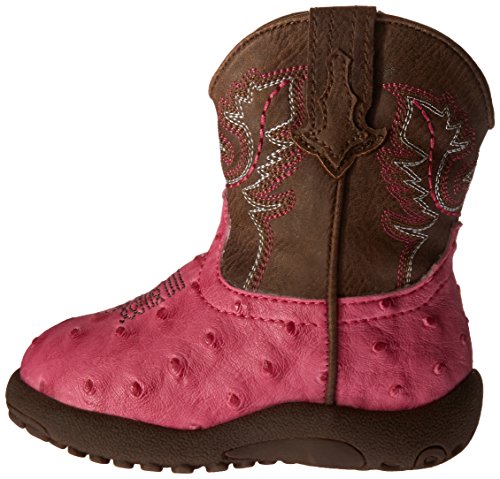 Roper Girls' Annabelle Western Boot, Pink, 3 M US Infant